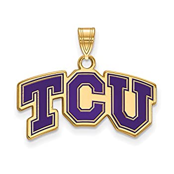 【中古】【輸入品・未使用】TCU Small (1?/ 2インチ) エナメルペンダント(ゴールドメッキ)|スカイマーケットプラス