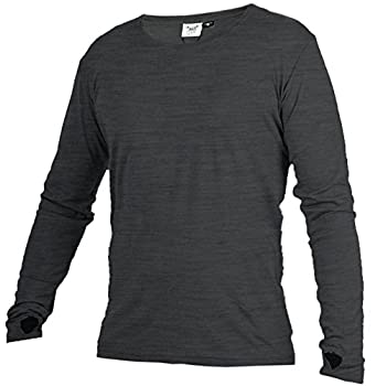 【中古】【輸入品・未使用】Merino 365 ニュージーランド 100% メリノ 長袖 ベースレイヤー サムループ付き - 色とサイズを選択 M