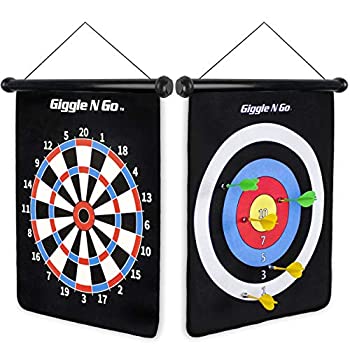 【中古】【輸入品・未使用】GIGGLE N GO リバーシブルロールアップダーツゲーム ? 屋内外での子供ゲームに最適。 ゲーム。｜スカイマーケットプラス