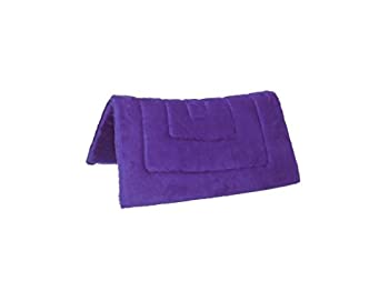 【中古】【インポート品・未当て嵌める】(Purple) - Tough 1 Tough-1 Pony Size Western Double fleece Pad