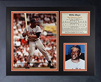 【中古】【輸入品・未使用】Legends Never Die %ﾀﾞﾌﾞﾙｸｫｰﾃ% Willie Mays San Francisco Giantsインチフレーム写真コラージュ、11?x 14インチ