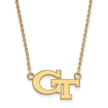 【中古】【輸入品・未使用】Georgia Tech Small ( 1?/ 2インチ)ペンダントW /ネックレス(ゴールドメッキ)｜スカイマーケットプラス