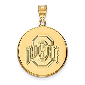 【中古】【輸入品・未使用】Ohio State Buckeyes大きなロゴディスクペンダント イエロー｜スカイマーケットプラス