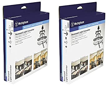 【中古】【輸入品・未使用】Westinghouse 0101100 埋め込み式ライトコンバーター 2個パック