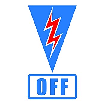 【中古】【輸入品・未使用】RDW Master Switch Off ステッカー プレミアム デカール ダイカット レーシング 安全車 #3