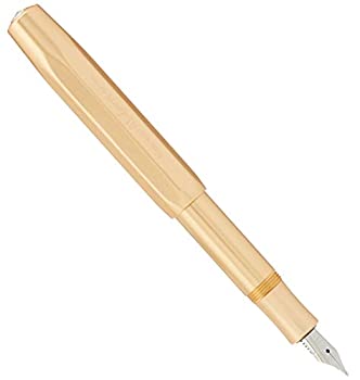 【中古】【輸入品・未使用】Kaweco Sport AL 万年筆 ゴールドエディション M (M)|スカイマーケットプラス