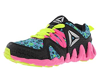 【中古】【インポート品・未当て嵌める】Reebok Kids \u0027 Zig Big N \u0027 Fast Fire naa-k貨物自動車シューズ 色つや: 黒いこと