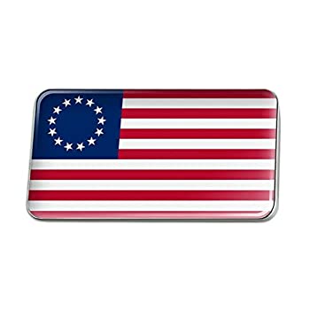 【中古】【輸入品・未使用】GRAPHICS & MORE Betsy Ross 1776 アメリカ国旗メタル長方形ラペルハットピン タイタックピンバック