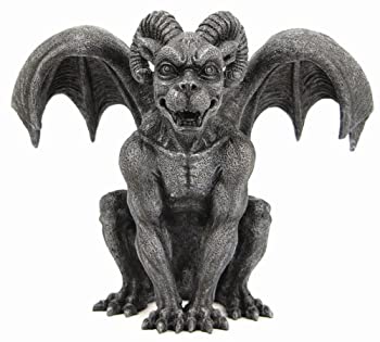 【中古】【輸入品・未使用】Pacific Giftware ラム ホーンドガーゴイル像 コールドキャスト樹脂フィギュア