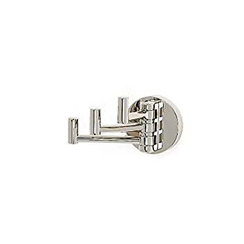 【中古】【輸入品・未使用】Alno Contemporary真鍮スイベルローブフック A8385-PN 1