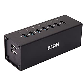 【中古】【輸入品・未使用】Dyconn Power Hub SuperSpeed 9-Port 2-5A Charging Only Industrial Grade USB 3.0 Hub (HUBC7B) by Dyconn
