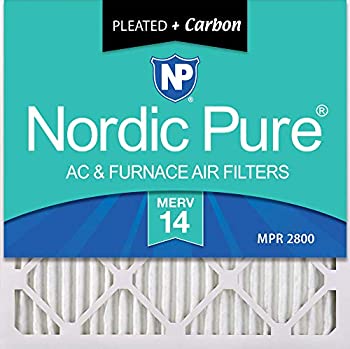 【中古】【輸入品・未使用】Nordic Pure 20?x 20?x 1?m14?+ C - 2?MERV 14?PlusカーボンAC炉フィルタ20?x 20?x 1?MERV 14?PlusカーボンAC炉フィルタQTY 2