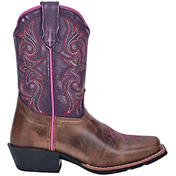 【中古】【インポート品・未当て嵌める】Dan Post Boot Company ガールズ US 大きさ: 4 Youth 色つや: 赤銅色