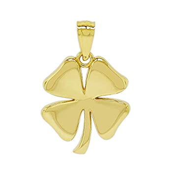 【中古】【輸入品・未使用】Charm America - ゴールド 四つ葉のクローバー チャーム - 10カラット ソリッドゴールド 34,442円