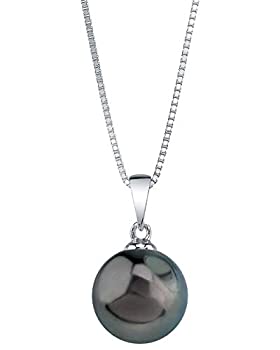 【中古】【輸入品・未使用】The Pearl Source レディーズ タヒチ南洋養殖真珠シドニーのペンダント 10mm
