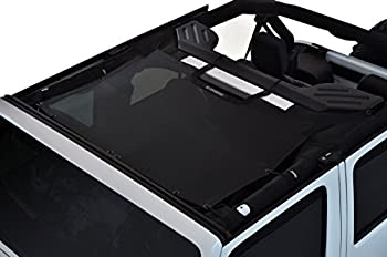 【中古】【輸入品・未使用】SPIDERWEBSHADE ジープラングラー JKini メッシュシェード トップ サンシェード UV保護 アクセサリー USA JK 2ドア JKU 4ドア (2007-2018) 用 ブ