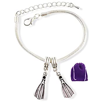 【中古】【輸入品・未使用】Diver Divingフリッパースネークチェーンチャームブレスレット