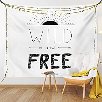 【中古】【インポート品・未当て嵌める】Adventureアラスby Ambesonne、一般化Hand Drawn Rising Sun図Arrows Wild Freeフォレストスケッチアートデザイン、壁吊り下げ臥し所リビング