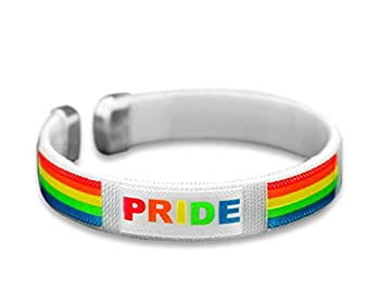【中古】【輸入品・未使用】Fundraising For A Cause LGBTQ - プライドレインボーバングルブレスレット