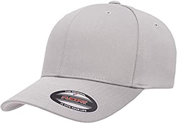 【中古】【インポート品・未当て嵌める】Flexfitメンズアスレチックベースボールフィットキャップ%ｶﾝﾏ% しろがね色%ｶﾝﾏ% Small-Medium