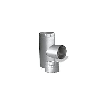 【中古】【輸入品・未使用】Dura-Vent Pellet Vent Fireplace 4 Inch Increaser Tee with Clean-Out Cap by DuraVent