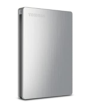 【中古】【インポート品・未当てはめる】Toshiba Canvio Slim II 1肺結核 Portable External Hard Drive%ｶﾝﾏ% Silver (HDTD210XS3E1)(US Version imported by uShopMall U.S.A.)