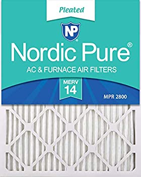 【中古】【輸入品・未使用】Nordic Pure 18 x 25 x 1 MERV 14プリーツAC炉エアフィルター 18 x 25 x 1M14-2 2ピース