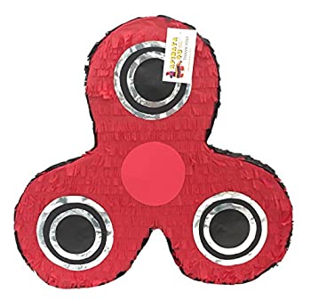 【中古】【輸入品・未使用】apinata4uブラック&レッドスピナーPinata