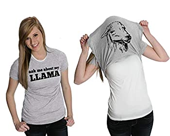 【中古】【輸入品・未使用】Crazy Dog Tシャツ 女性用 Ask Me About My Llama Tシャツ ファニー アルパカ フリップアップ Tシャツ 女性用 US サイズ: Large Slim カラー: グ｜スカイマーケットプラス 12,532円