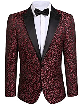 【中古】【輸入品・未使用】Jinidu BLAZER メンズ US サイズ: US XS(Chest 41.3) カラー: レッド｜スカイマーケットプラス