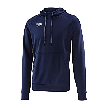 【中古】【輸入品・未使用】Speedo ユニセックス 大人用 スウェットシャツ パーカー プルオーバー ベーシック Speedo ネイビー Lサイズ