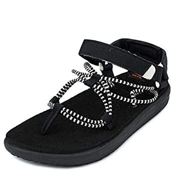 【中古】【インポート品・未当て嵌める】Teva ユニ 赤ちゃん用 K Voya インフィニティサンダル US 大きさ: 11 Little Kid 色つや: 黒いこと