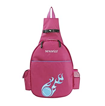 【中古】【輸入品・未使用】(Rose red) - Klau Tennis Racquet Backpack