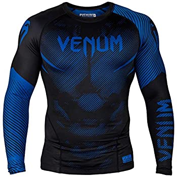 【中古】【輸入品・未使用】Venum Nogi 2.0 ラッシュガード - 長袖 - ブラック/ブルー - XXL、ブルー、XXL｜スカイマーケットプラス