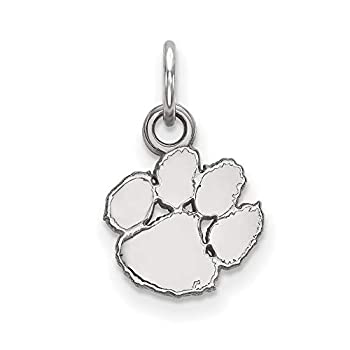 【中古】【輸入品・未使用】Clemson Extra Small (3?/ 8インチ) ペンダント(10?Kホワイトゴールド)