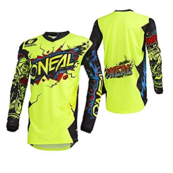 【中古】【輸入品・未使用】O'Neal ユニセックス-子供ユースエレメントジャージ（レースウェア）（ブラック、XS） X-Large イエロー 002E-905