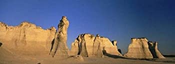 【中古】【輸入品・未使用】Panoramic Images ? Rock formations on a landscape%ｶﾝﾏ% Monument Rocks%ｶﾝﾏ% Gove County%ｶﾝﾏ% Kansas%ｶﾝﾏ% USA ファインアート　プリント (9