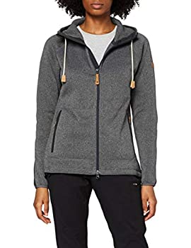 【中古】【インポート品・未当てはめる】Fjallraven - レディース Ovik フリース パーカー、まっ黒い薄墨色、並み並み