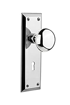 【中古】【輸入品・未使用】Nostalgic Warehouse新しいYorkプレートwith Keyhole新しいYorkノブ Privacy - 2.75%ダブルクォーテ% 718640 1|スカイマーケットプラス