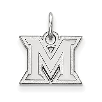 【中古】【輸入品・未使用】マイアミExtra Small (3?/ 8インチ) ペンダント(10?Kホワイトゴールド)