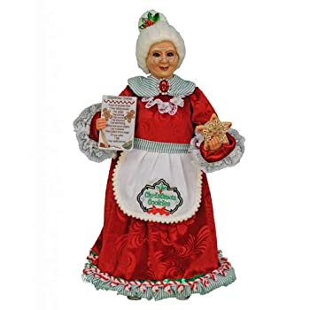 【中古】【輸入品・未使用】Karen Didion Originals Mrs. Kitchen Claus 置物 16インチ ハンドメイド クリスマス ホリデー ホームデコレーション 収集品