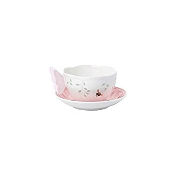 【中古】【輸入品・未使用】Lenox バタフライ メドウ イチジク カップ & ソーサー
