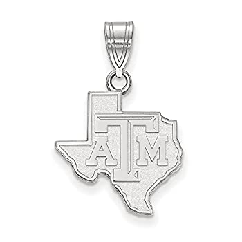 【中古】【輸入品・未使用】Texas A & M Medium ( 5?/ 8インチ)ペンダント( 10?Kホワイトゴールド)