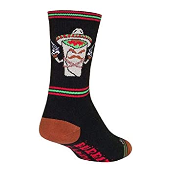 【中古】【輸入品・未使用】Sock Guy ユニセックス Bandito クルーソックス 大人用 ブラック M ブラック