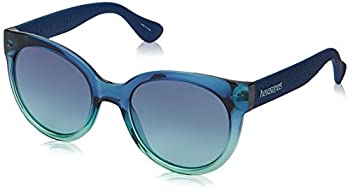 【中古】【インポート品・未当て嵌める】Havaianas レディース Noronha ラウンド黒眼鏡 US 大いさ: 52 粍 色合い: 緑であること スポーツサングラス-スポーツ・アウトドア