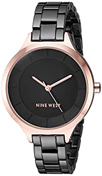 【中古】【輸入品・未使用】Nine West レディースブレスレットウォッチ Gunmetal/Rose Gold ガンメタル/ローズゴールド。|スカイマーケットプラス