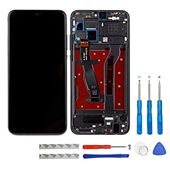 【中古】【輸入品・未使用】swark LCD 対応機種: Huawei Honor 8X/Honor View 10 Lite ディスプレイ デジタイザー タッチスクリーン アセンブリ フレーム (ブラック) + ツー
