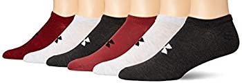 【中古】【インポート品・未当て嵌める】Under Armour(アンダーアーマー) 成年者用 エッセンシャル 点火装置 ノーショウソックス 6足組 Shoe Size: 8-12