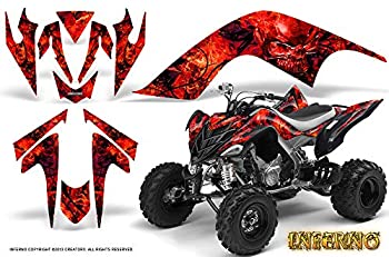 【中古】【輸入品・未使用】AMR Racing ATV グラフィックキット ステッカー デカール ヤマハ ラプター 700R 2006-2009対応 - インフェルノレッド｜スカイマーケットプラス 50,035円
