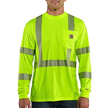 【中古】【輸入品・未使用】Carhartt Men 's High Visibility Force長袖クラス3?Tee カラー: グリーン｜スカイマーケットプラス